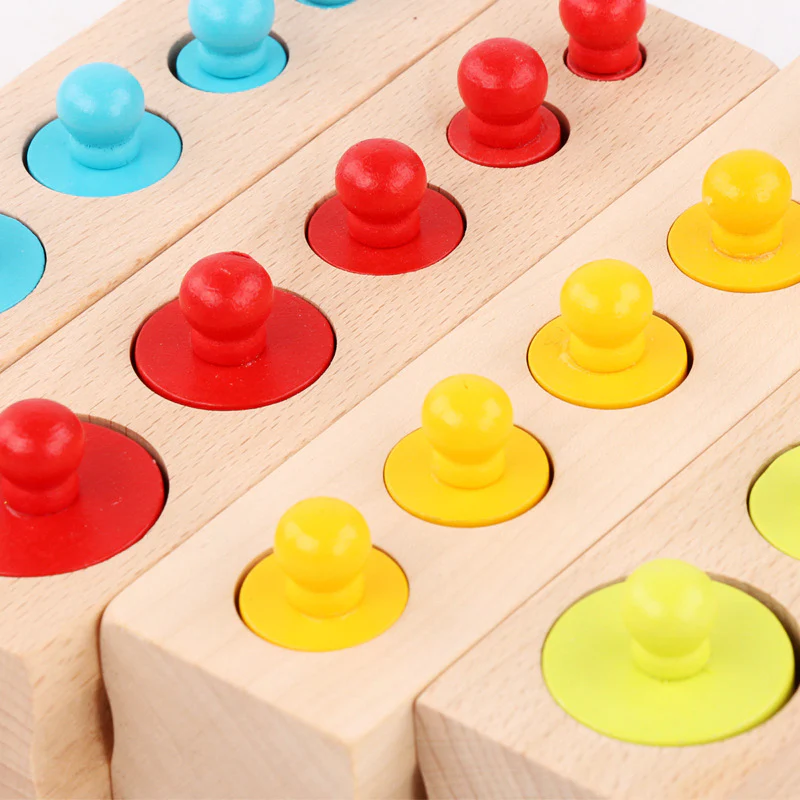 Montessori Colors and Numbers Learning Wooden Toy - Image 6