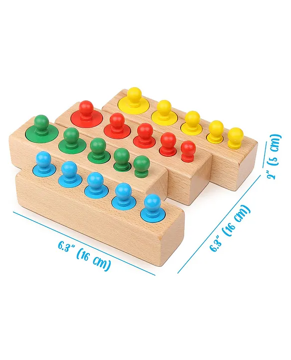 Montessori Colors and Numbers Learning Wooden Toy - Image 7