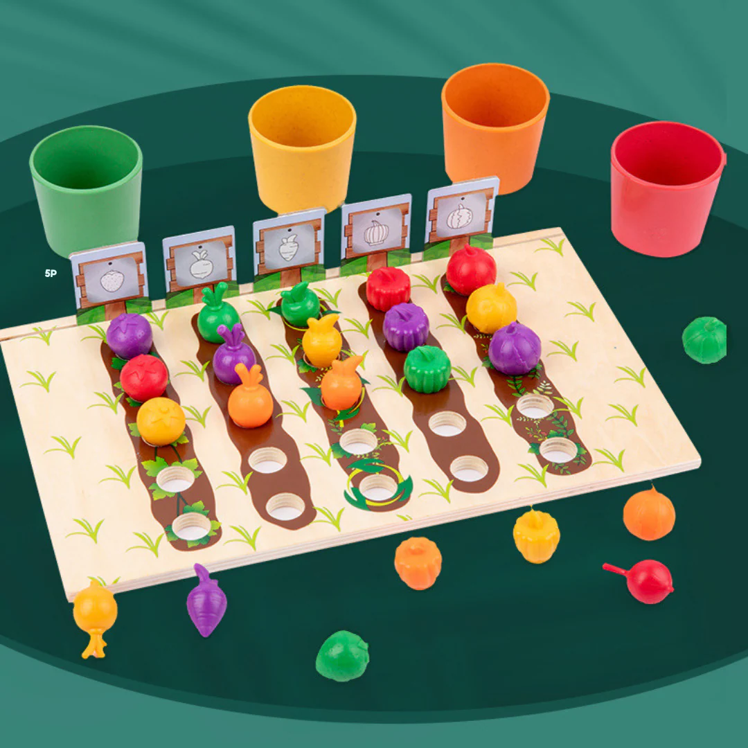 Montessori Colors & Numbers Farm Learning Game - Image 4