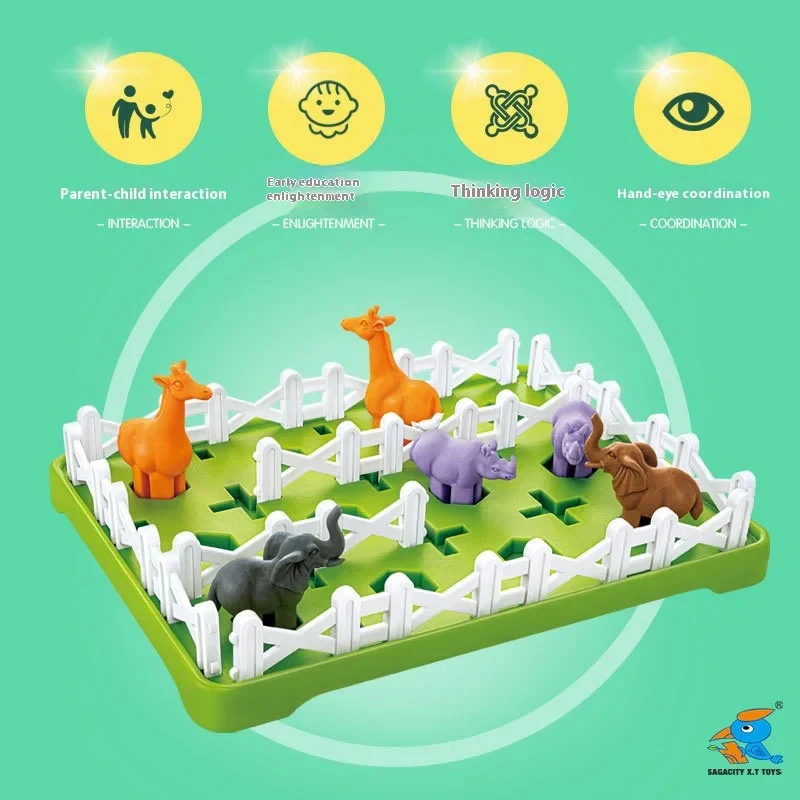 Montessori Farm Animal Puzzle and Learn Game - Image 2