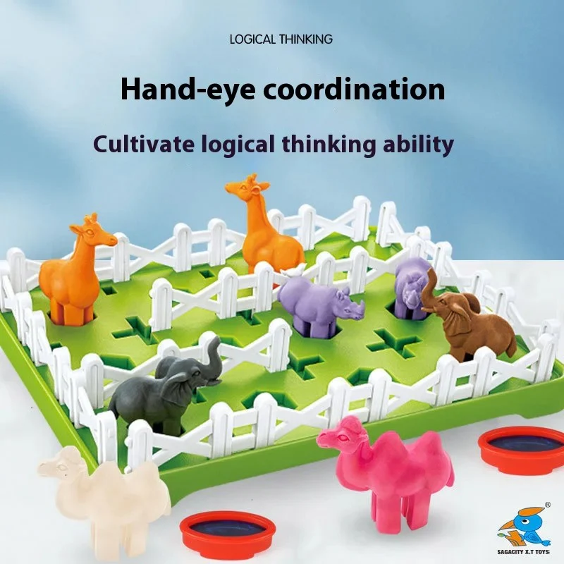 Montessori Farm Animal Puzzle and Learn Game - Image 3