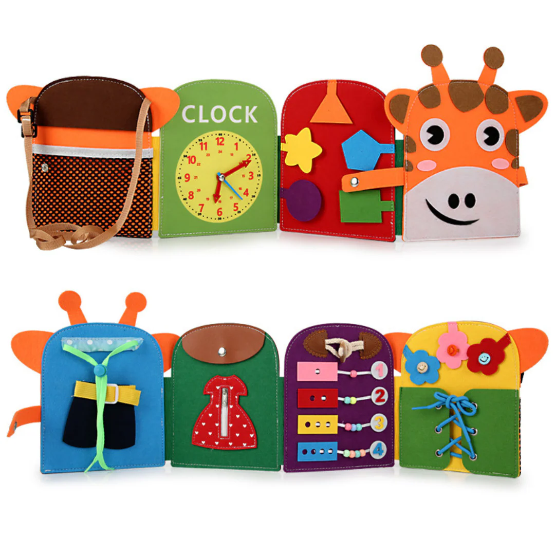 Montessori Learning and Activity Book in Giraffe Design - Image 2