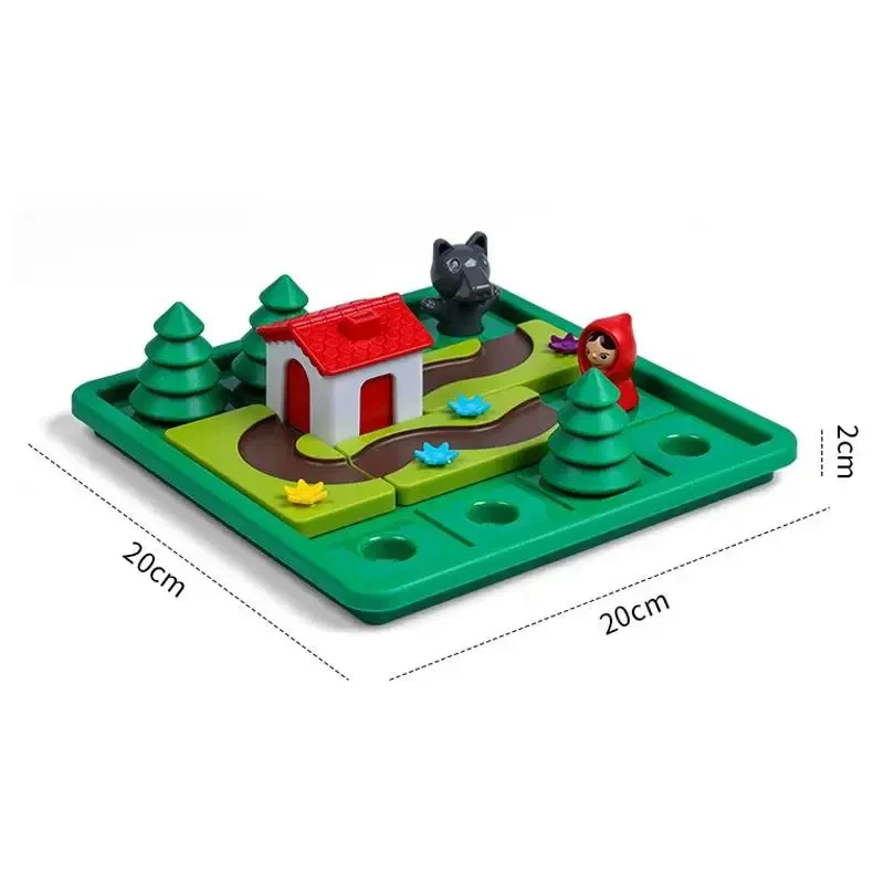 Montessori Little Red Riding Hood puzzle and skill game - Image 9