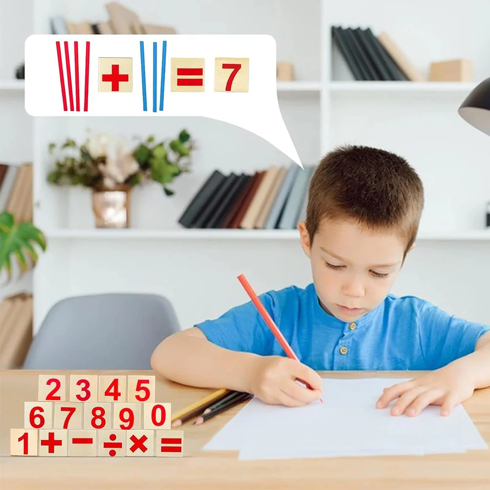 Montessori Math Sticks for Learning to Calculate - Image 2