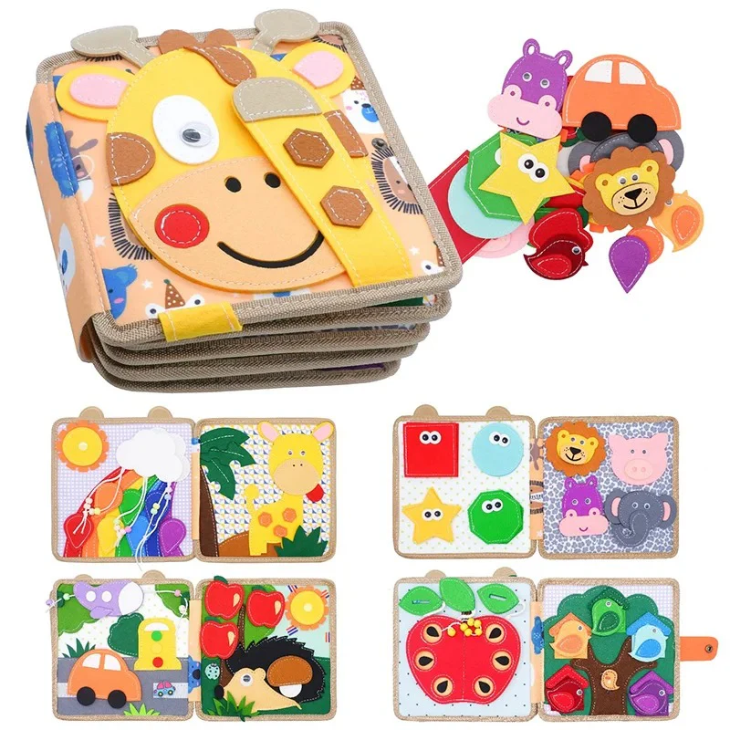 Montessori Sensory Giraffe Story Book - Image 6