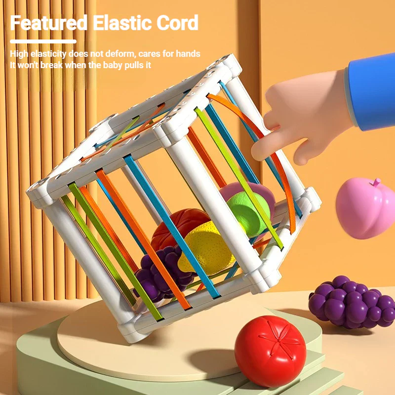 Montessori shapebox – sorting and motor skills game - Image 3