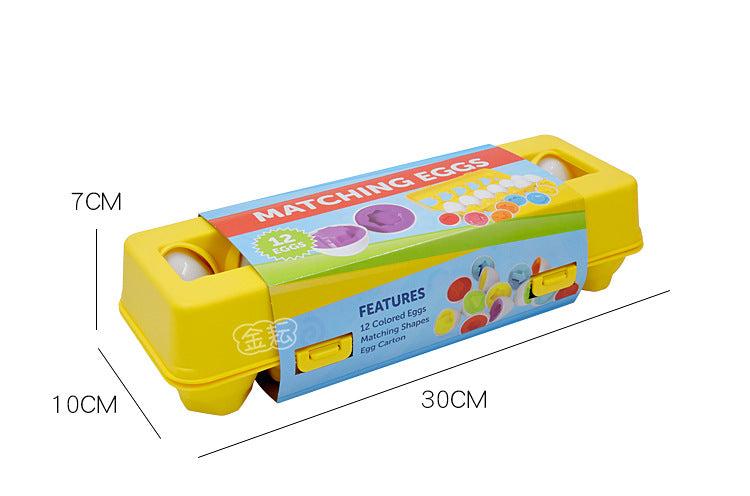 Montessori shapes and colors eggs - Image 10