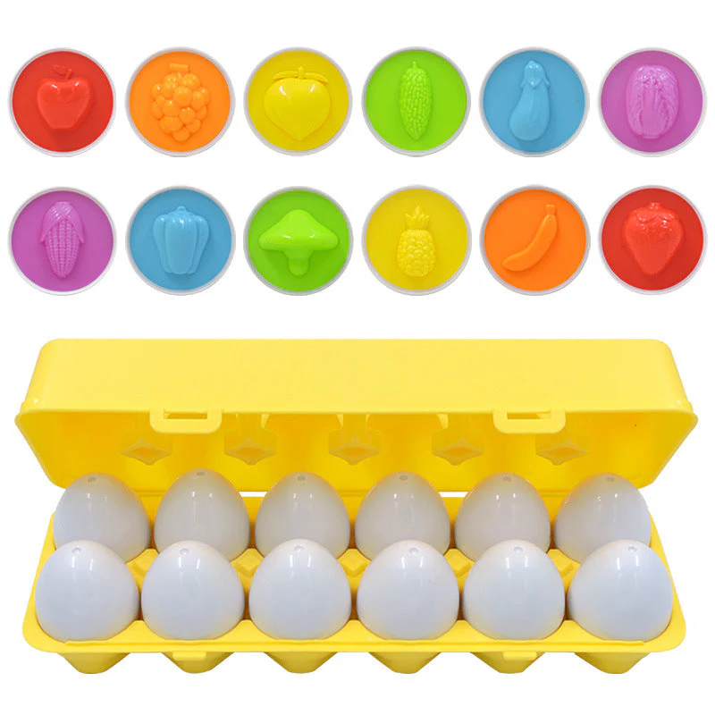 Montessori shapes and colors eggs - Image 4