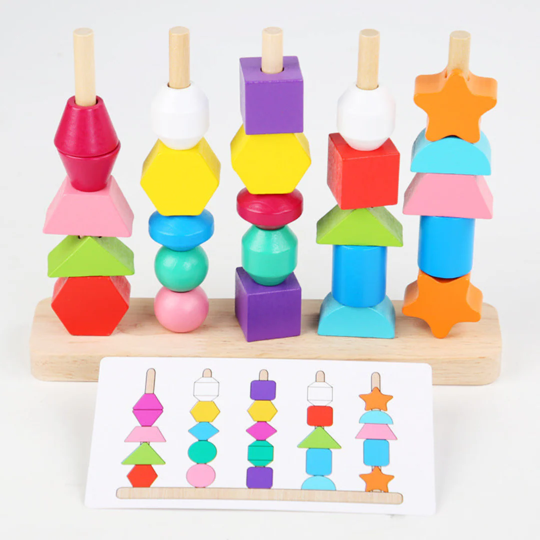 Montessori Shapes and Colors Game - Image 2