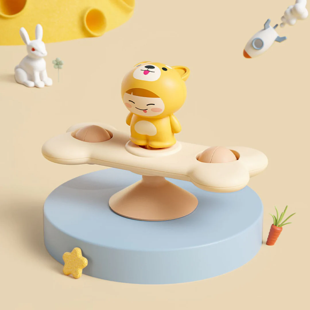 Montessori Suction Cup Spinner – Rotating Educational Toy - Image 3
