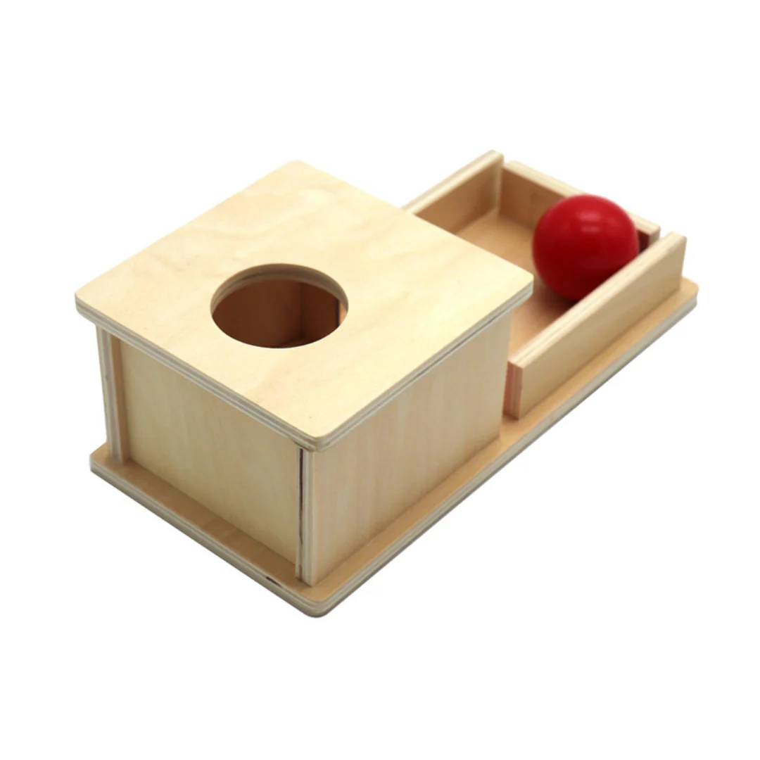 Montessori Wooden Box with Ball for Toddlers - Image 4