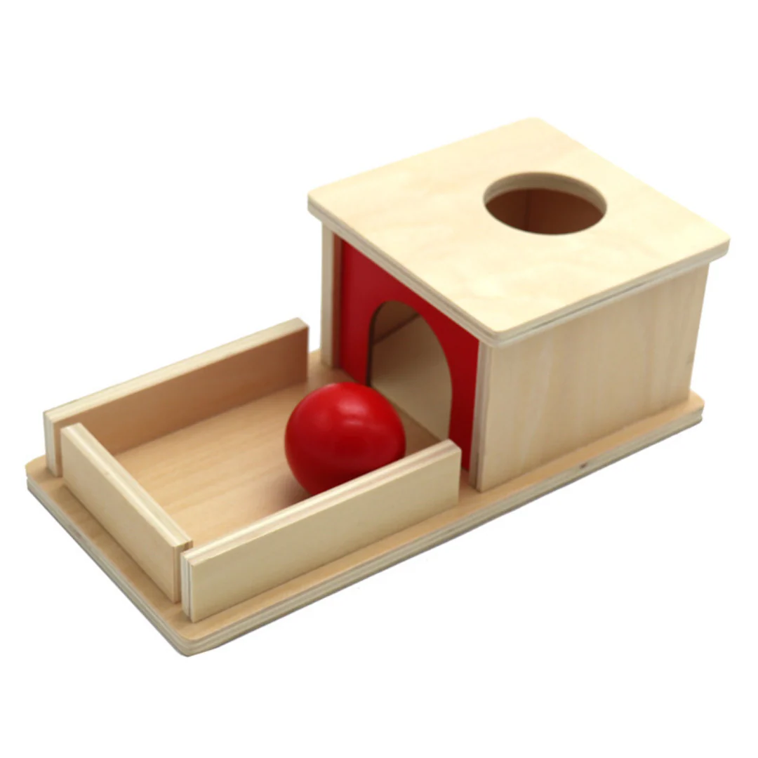 Montessori Wooden Box with Ball for Toddlers - Image 5
