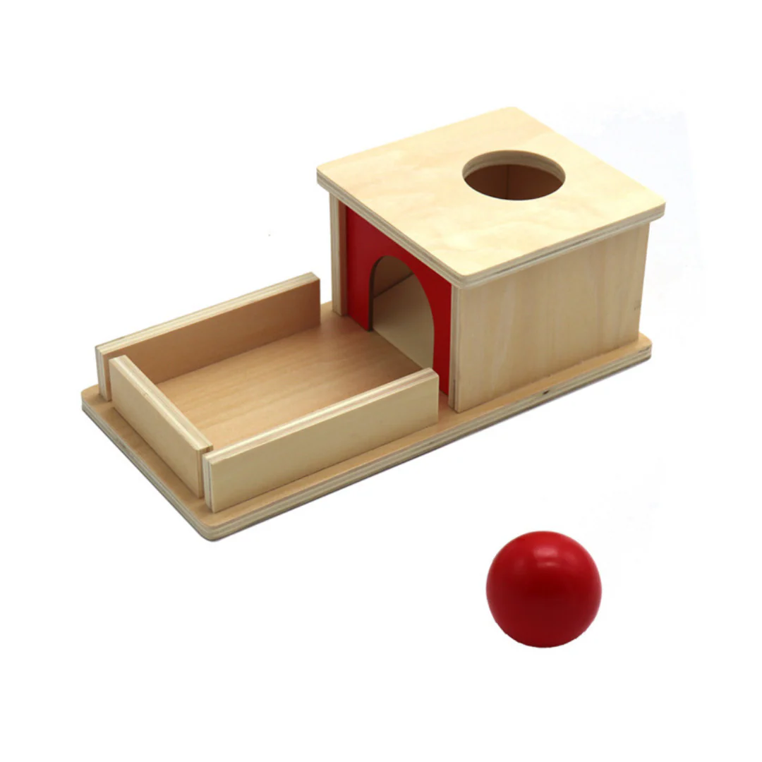 Montessori Wooden Box with Ball for Toddlers - Image 7