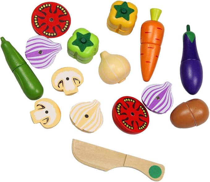 Montessori Wooden Play Kitchen Set - Image 3