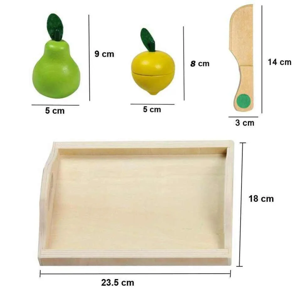 Montessori Wooden Play Kitchen Set - Image 5