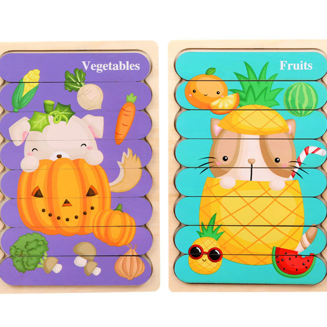 Montessori Wooden Puzzle - Image 12