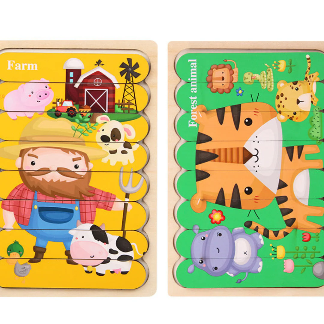 Montessori Wooden Puzzle - Image 16