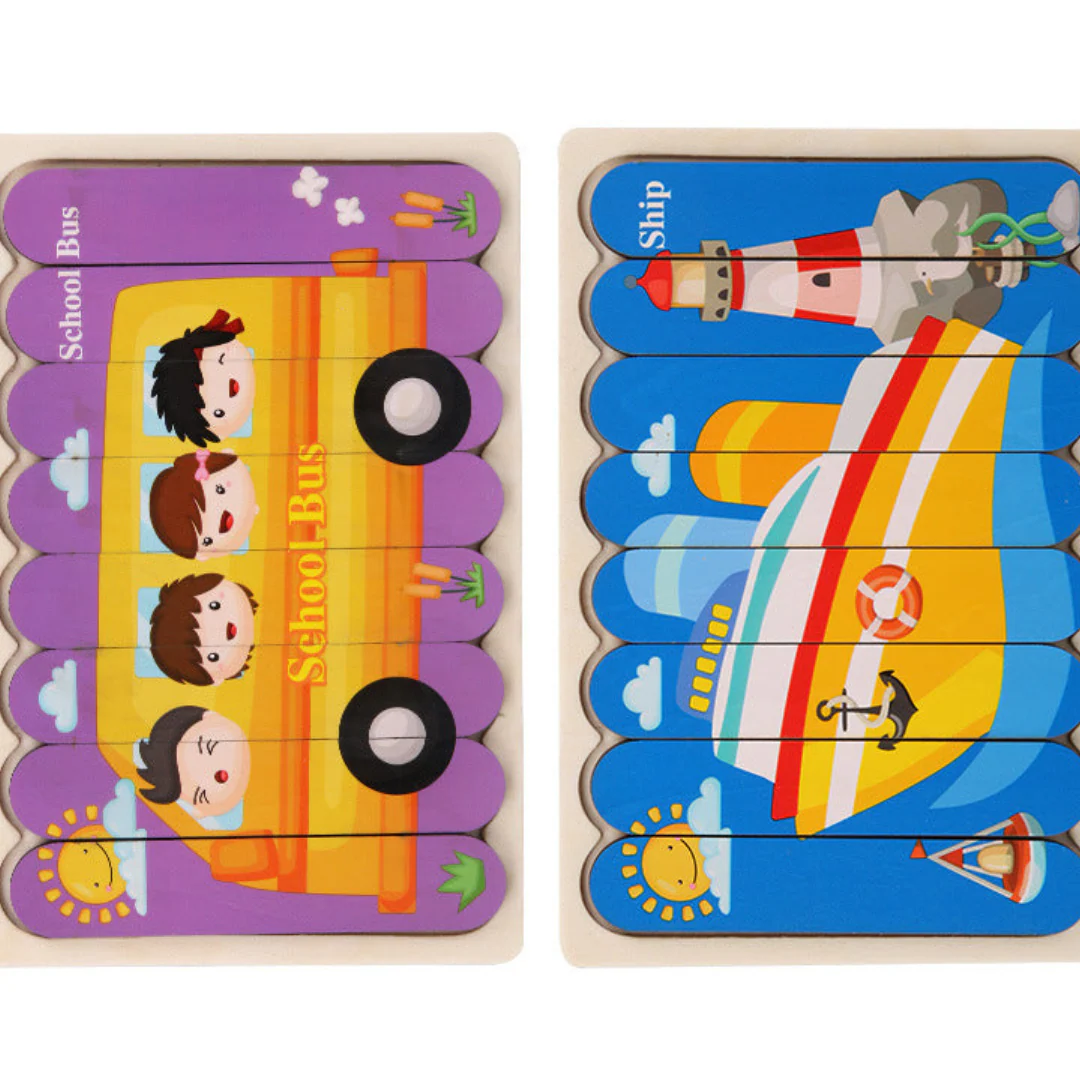 Montessori Wooden Puzzle - Image 17