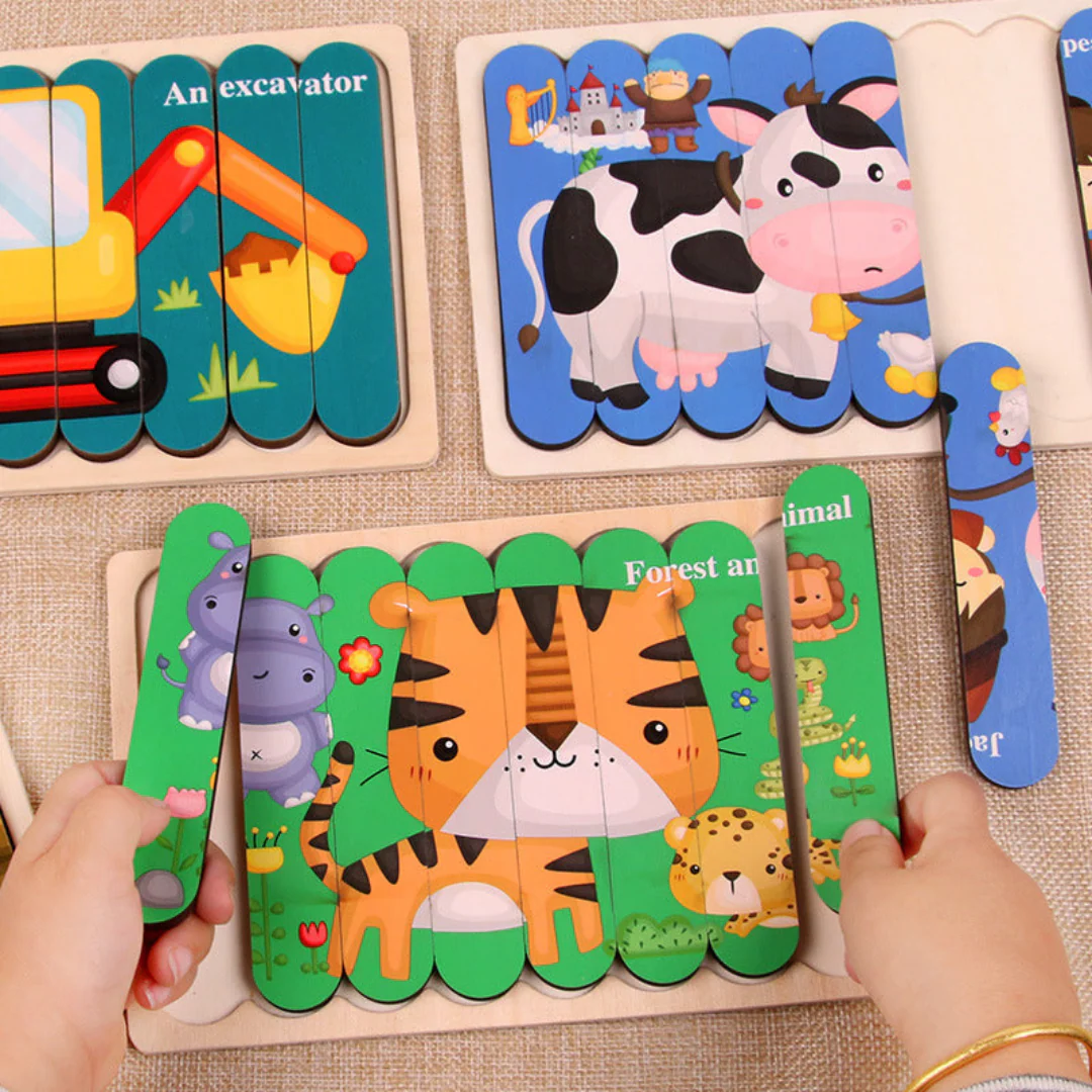 Montessori Wooden Puzzle - Image 18