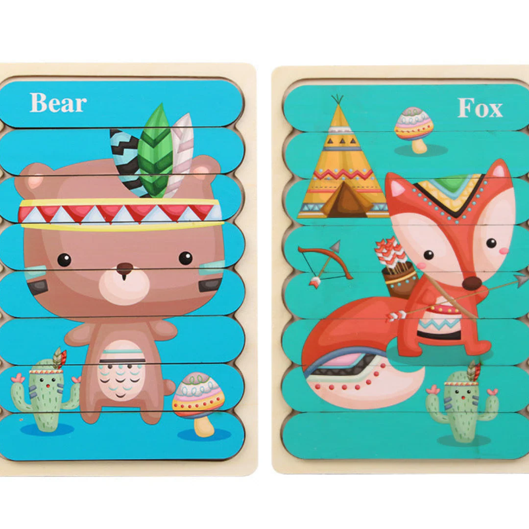Montessori Wooden Puzzle - Image 23