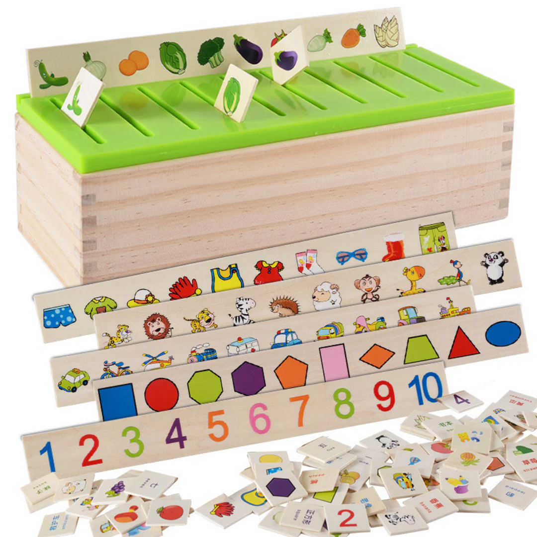 Montessori Wooden Sorting Box - Image 4