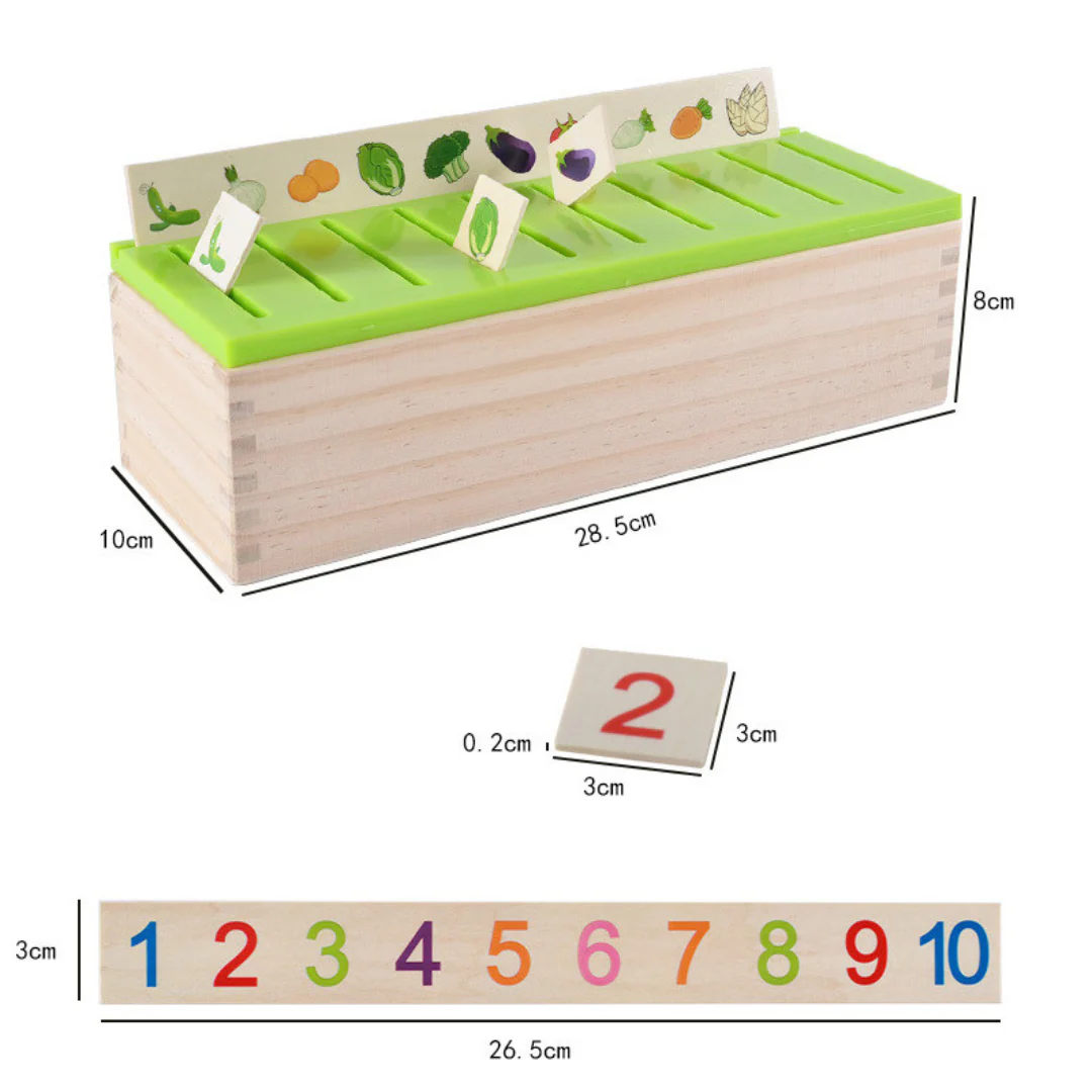 Montessori Wooden Sorting Box - Image 6
