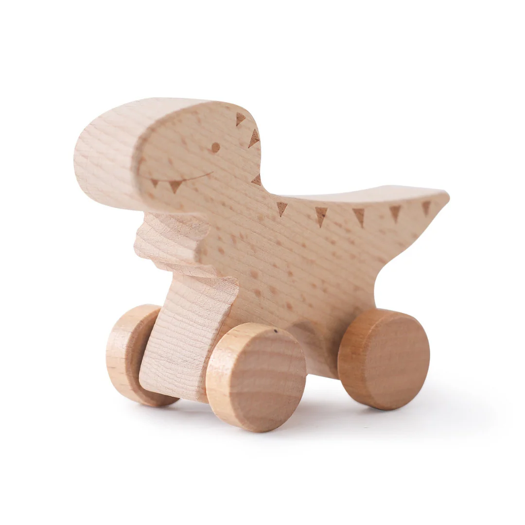 Montessori Wooden Train in Pastel Colors - Image 10