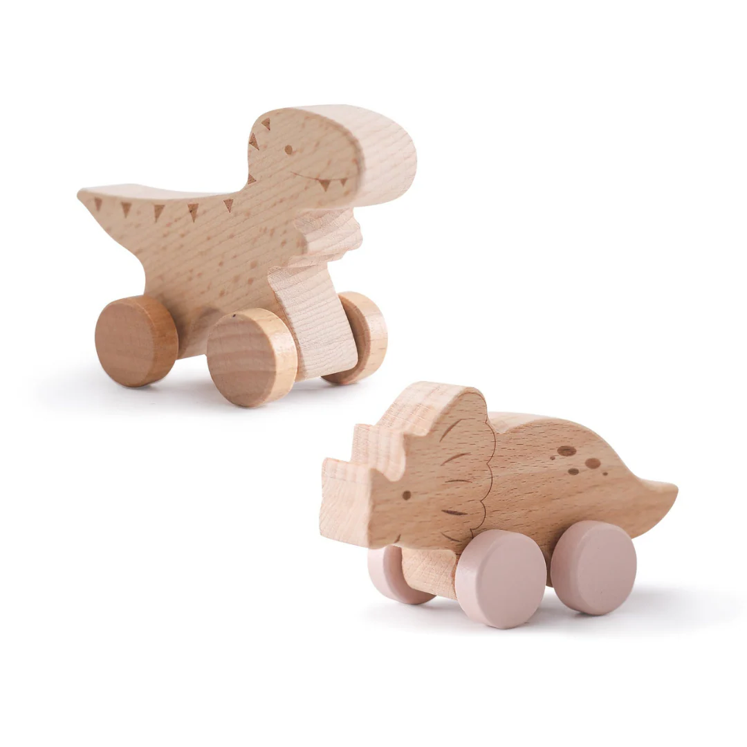 Montessori Wooden Train in Pastel Colors - Image 13