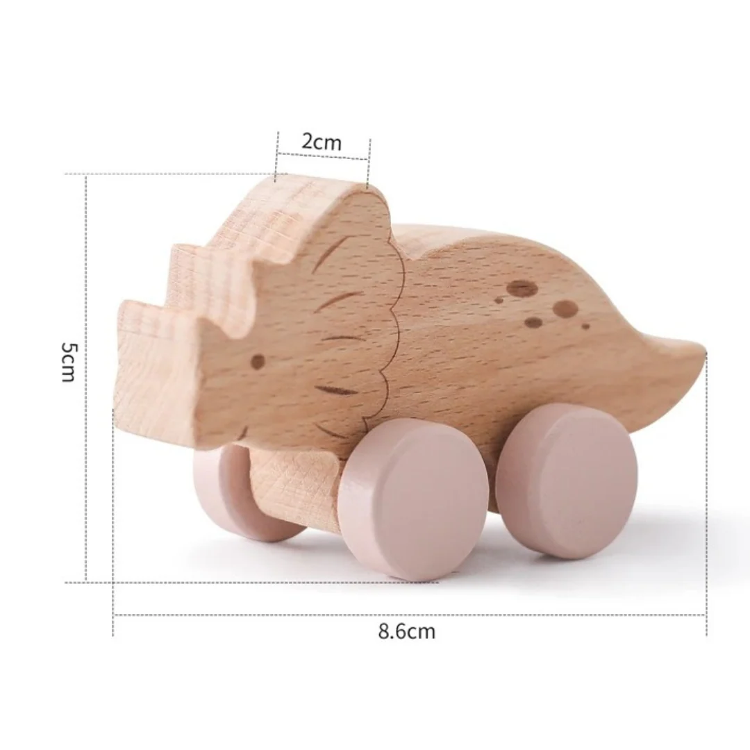 Montessori Wooden Train in Pastel Colors - Image 16