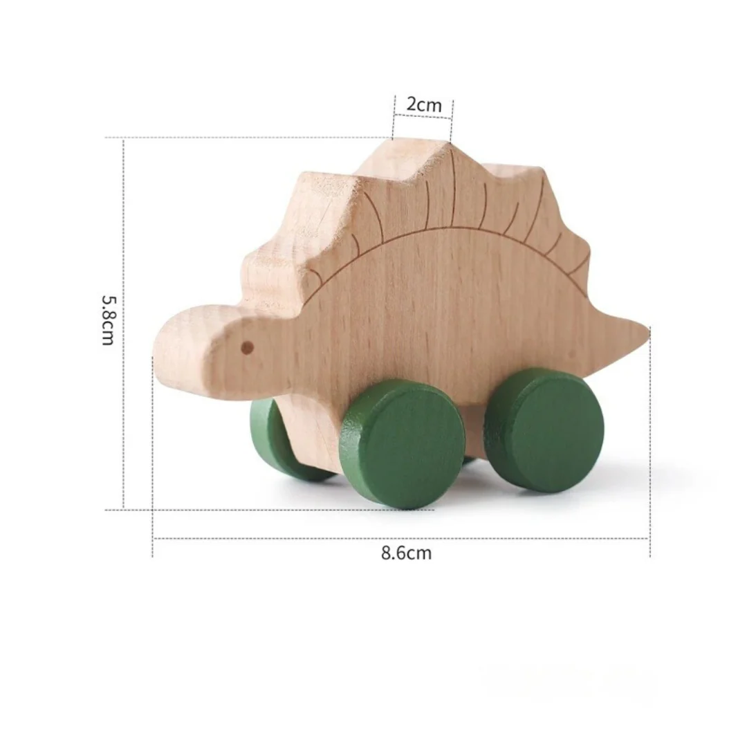 Montessori Wooden Train in Pastel Colors - Image 3