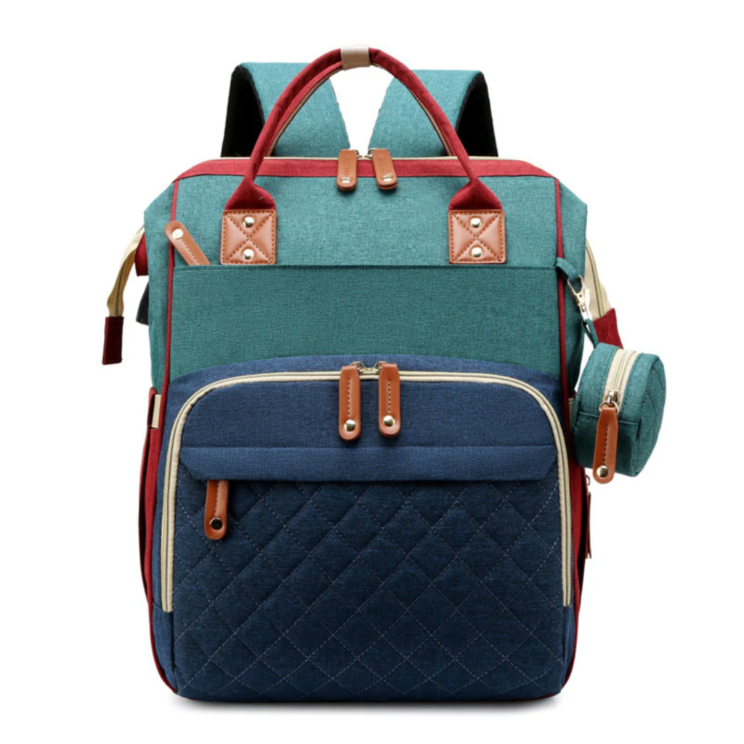Multifunctional Baby Diaper Backpack with Sleeping Space - Image 12