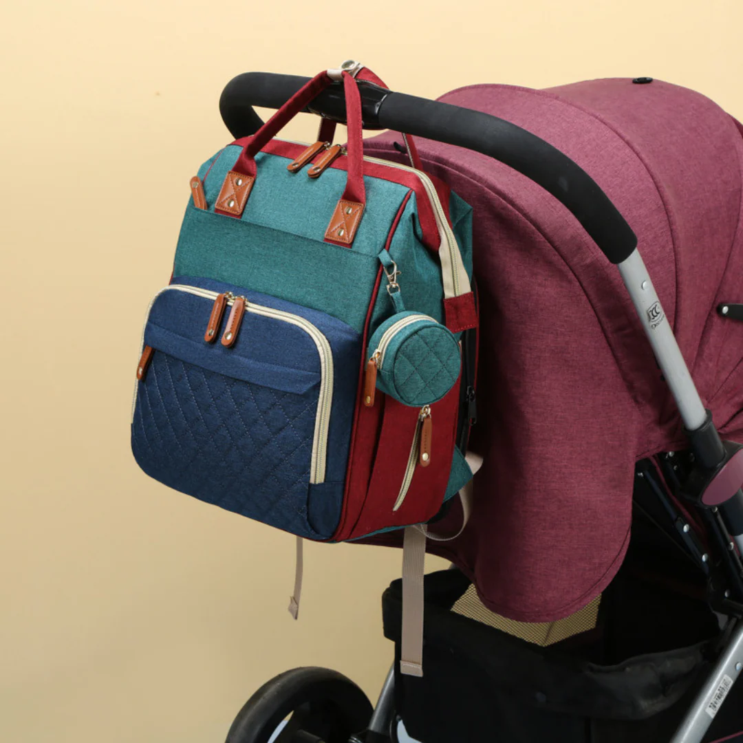 Multifunctional Baby Diaper Backpack with Sleeping Space - Image 6