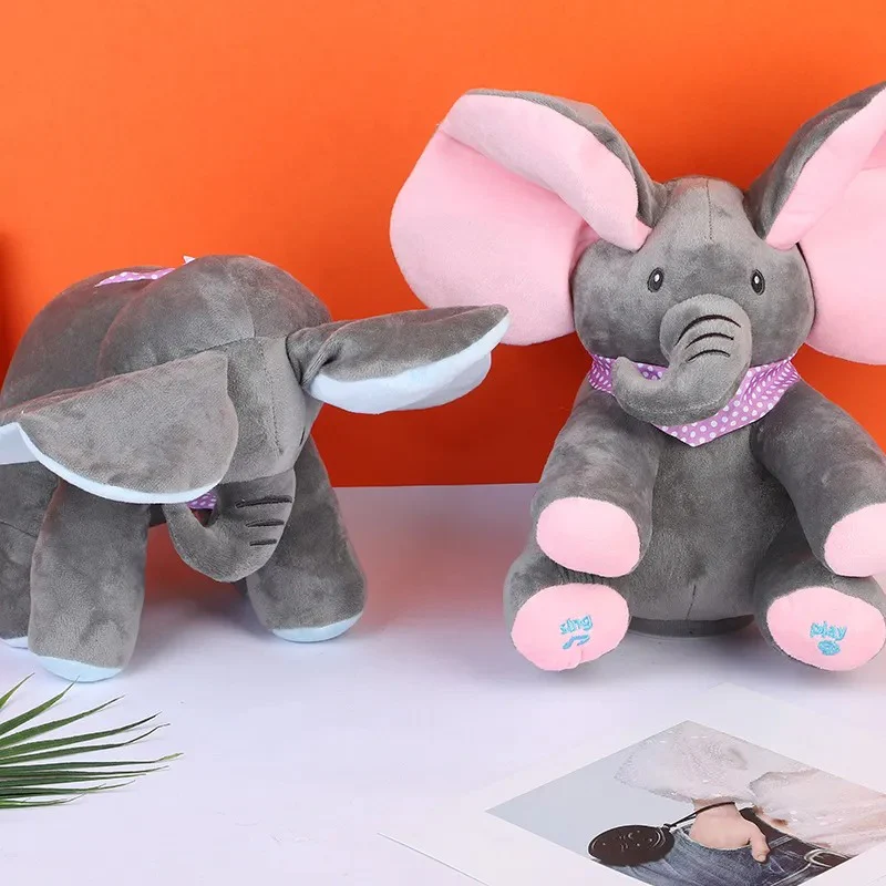 Peek-A-Boo-Elephant - Interactive Plush Toy - Image 2