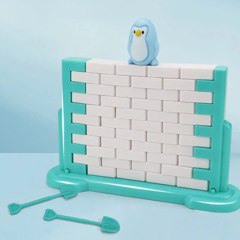 Penguin Brick Push Balance Family Game - Image 5