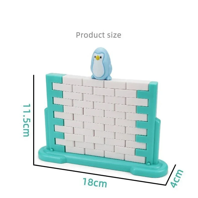 Penguin Brick Push Balance Family Game - Image 6
