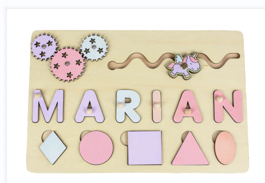 Personalised Wooden Name Puzzle - Image 10