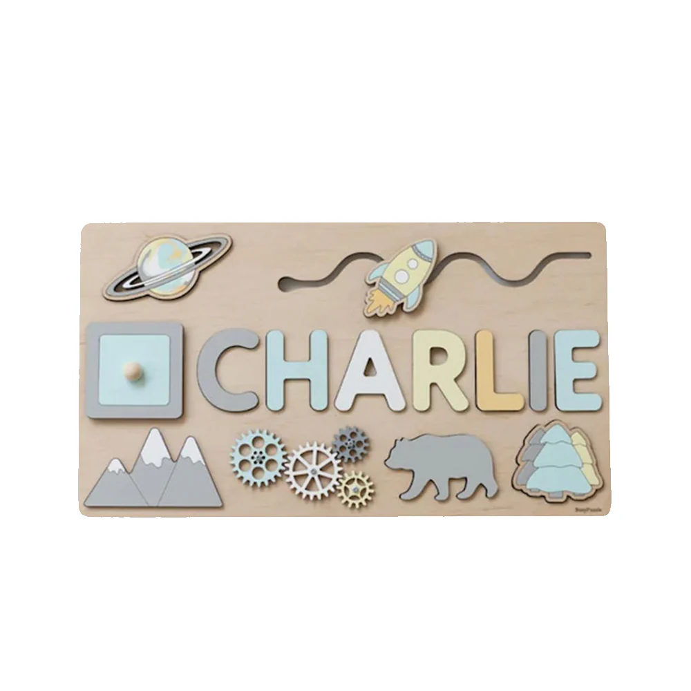 Personalised Wooden Name Puzzle - Image 7