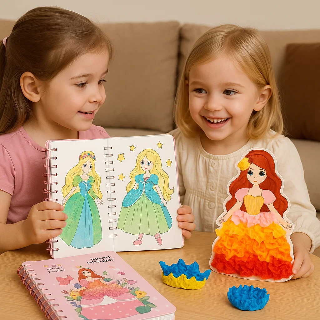 Princess Fashion Design Drawing and Craft Book - Image 2