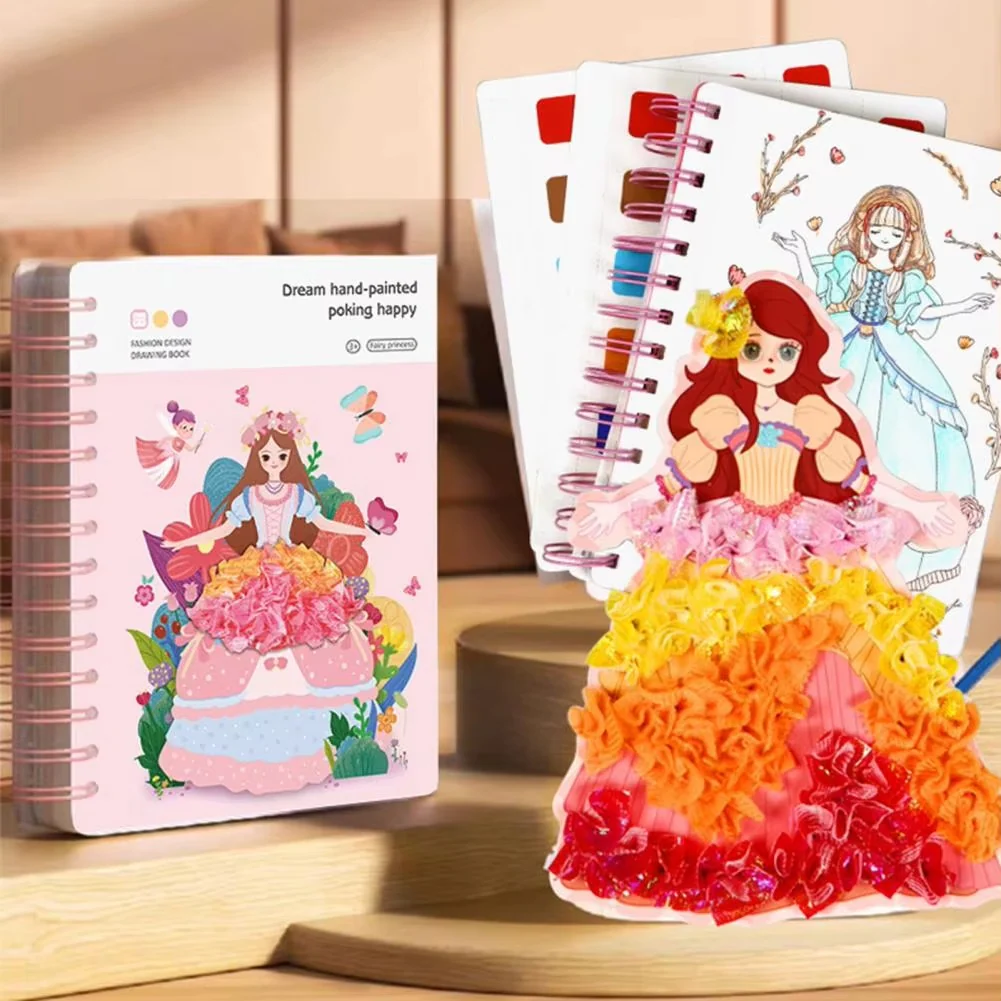 Princess Fashion Design Drawing and Craft Book - Image 3