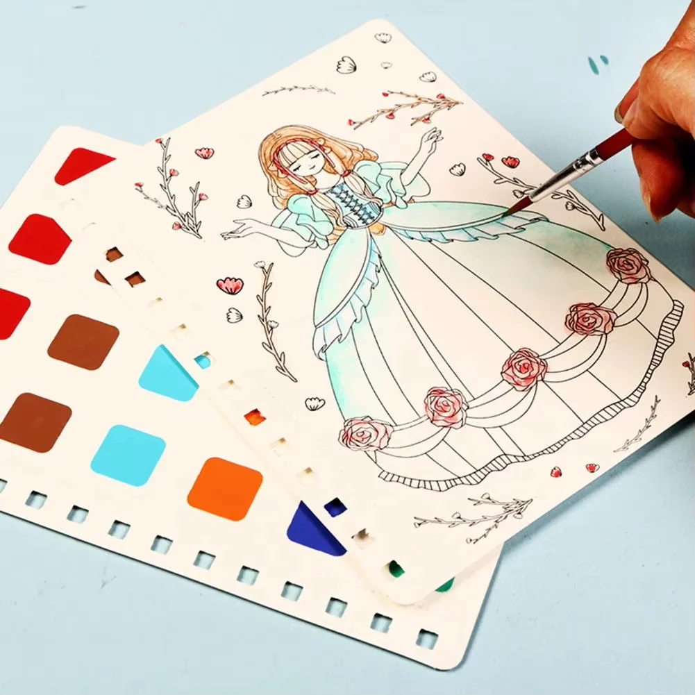 Princess Fashion Design Drawing and Craft Book - Image 5