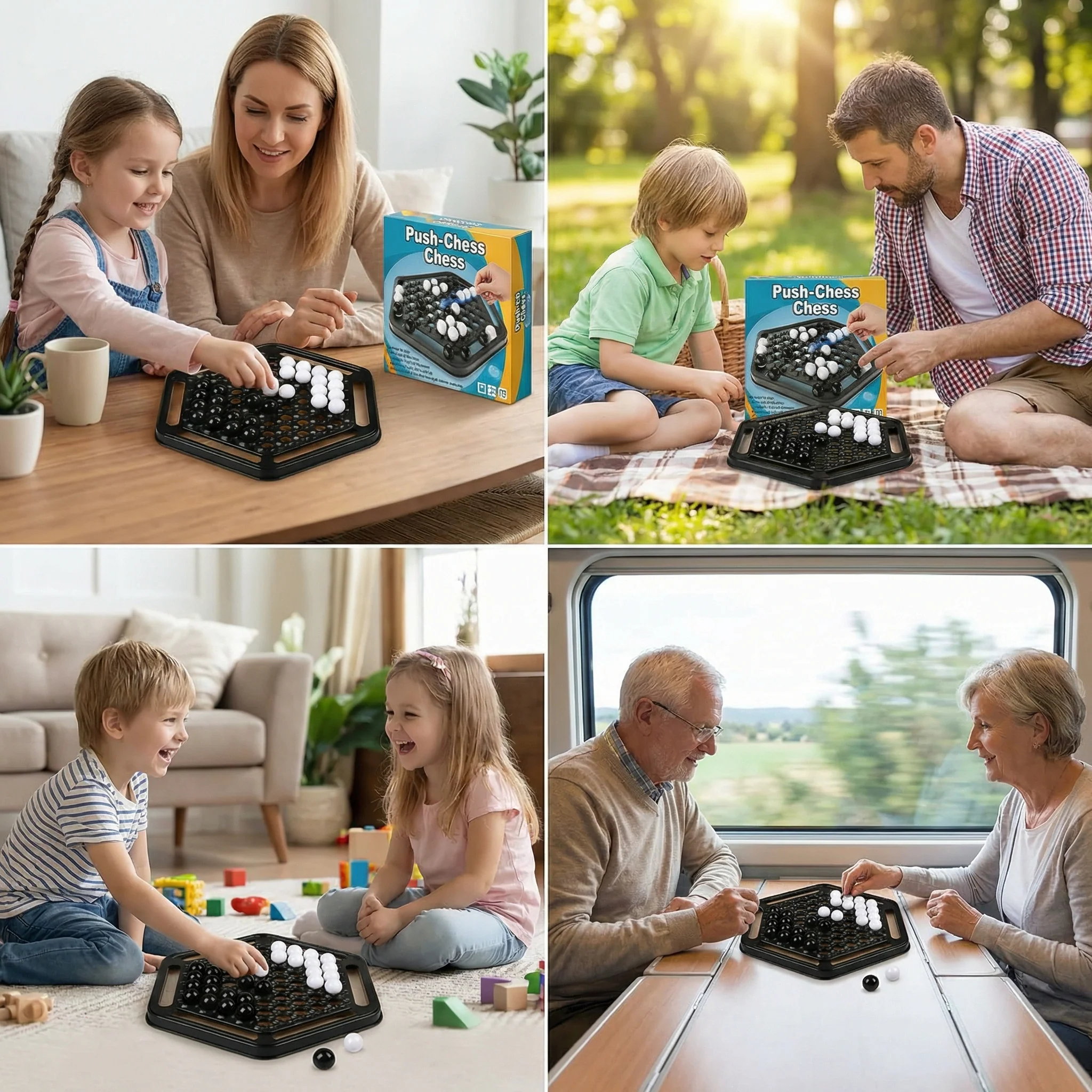 Push-Chess Family Strategy Game – Interactive Logic & Thinking Game for Kids - Image 4