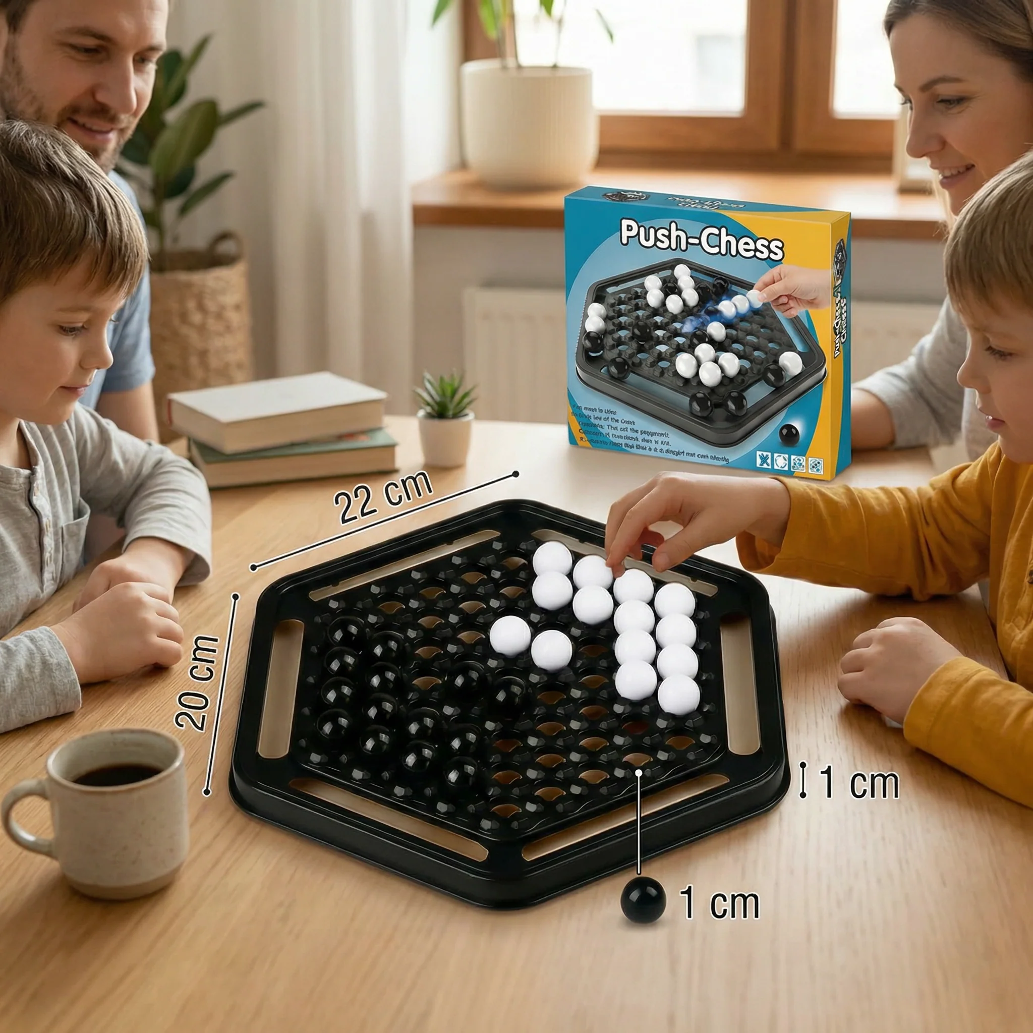 Push-Chess Family Strategy Game – Interactive Logic & Thinking Game for Kids - Image 5