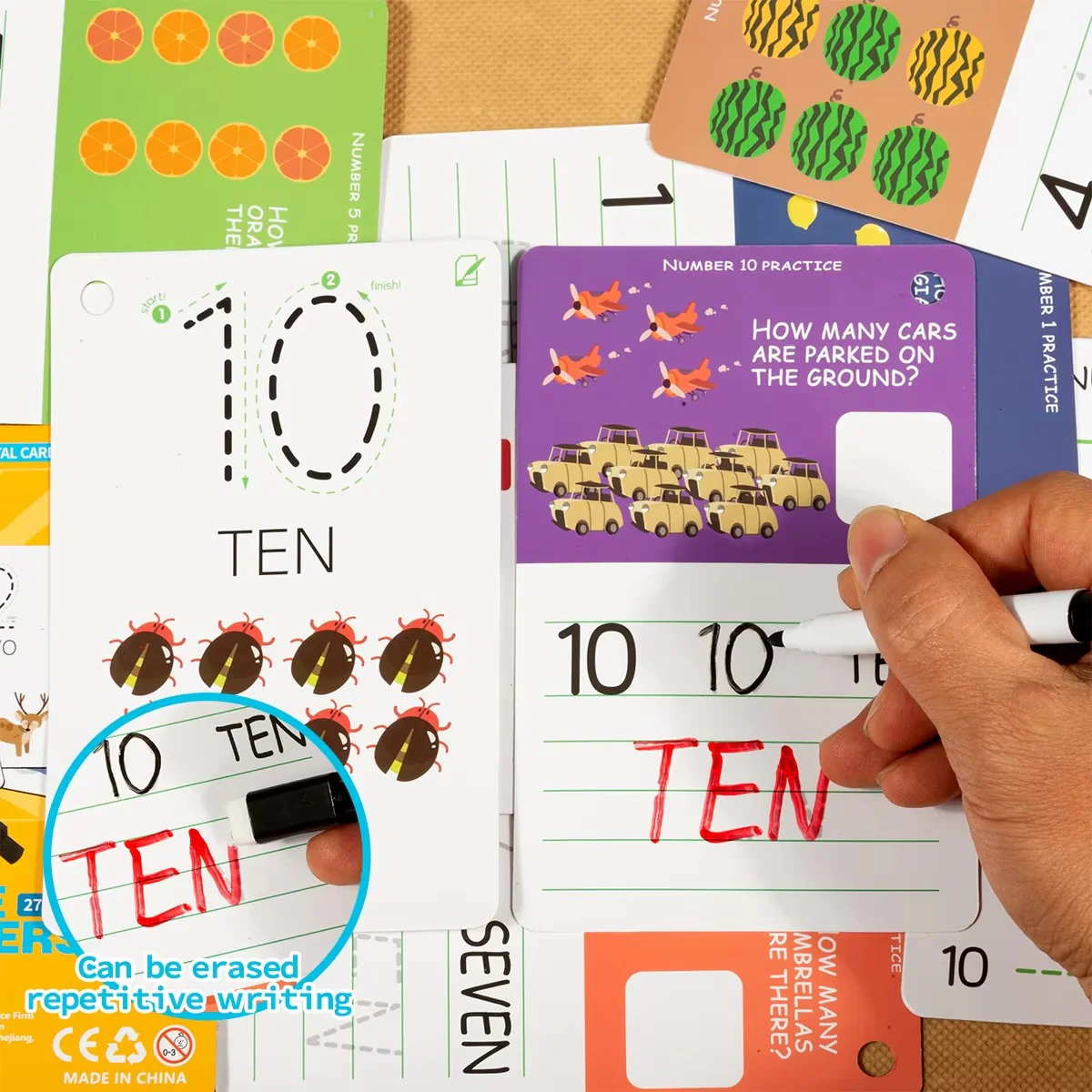 Reusable number and letter tracing book for childrens - Image 2