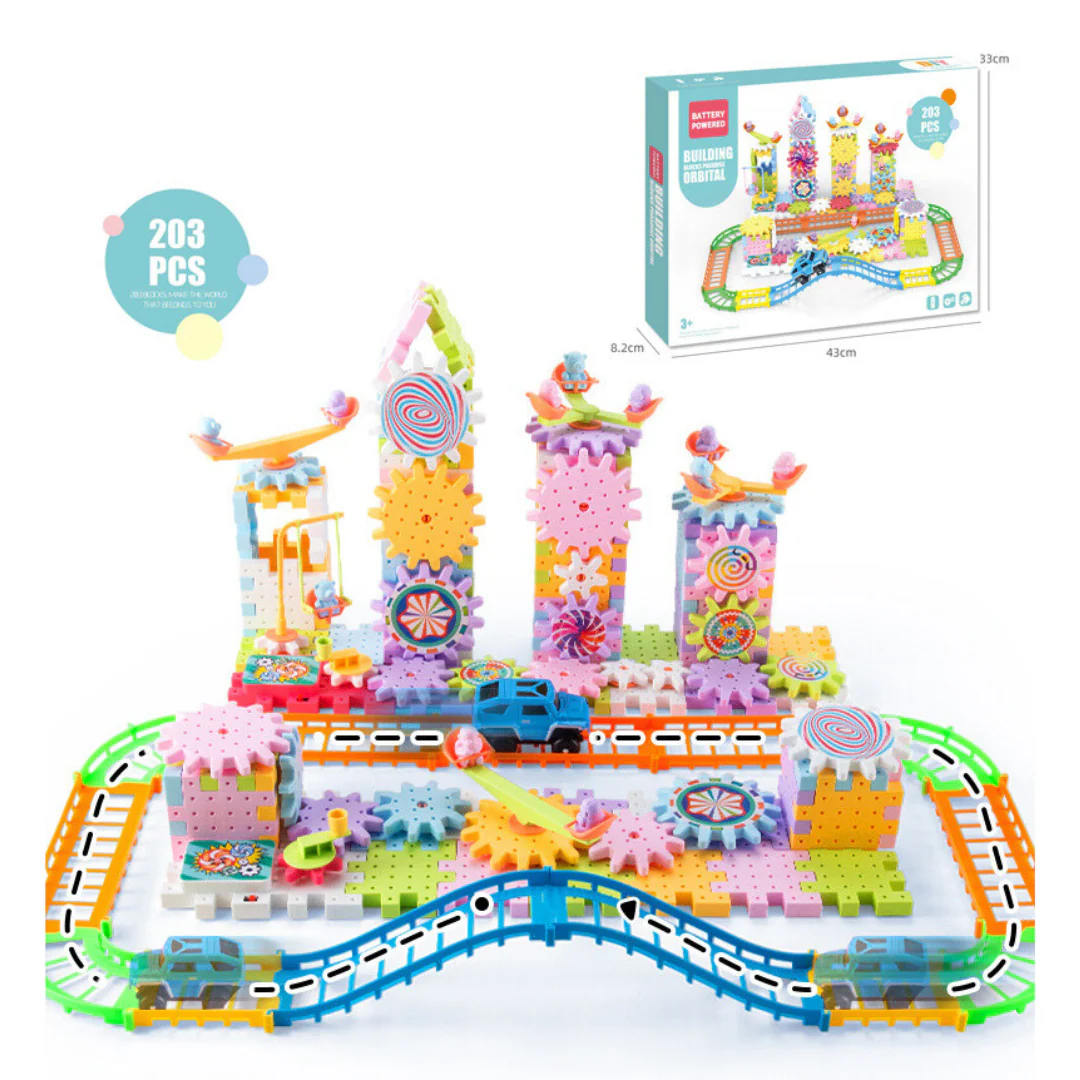 Rotating Montessori Building Blocks Toy - Image 10