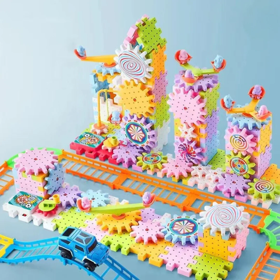 Rotating Montessori Building Blocks Toy - Image 6