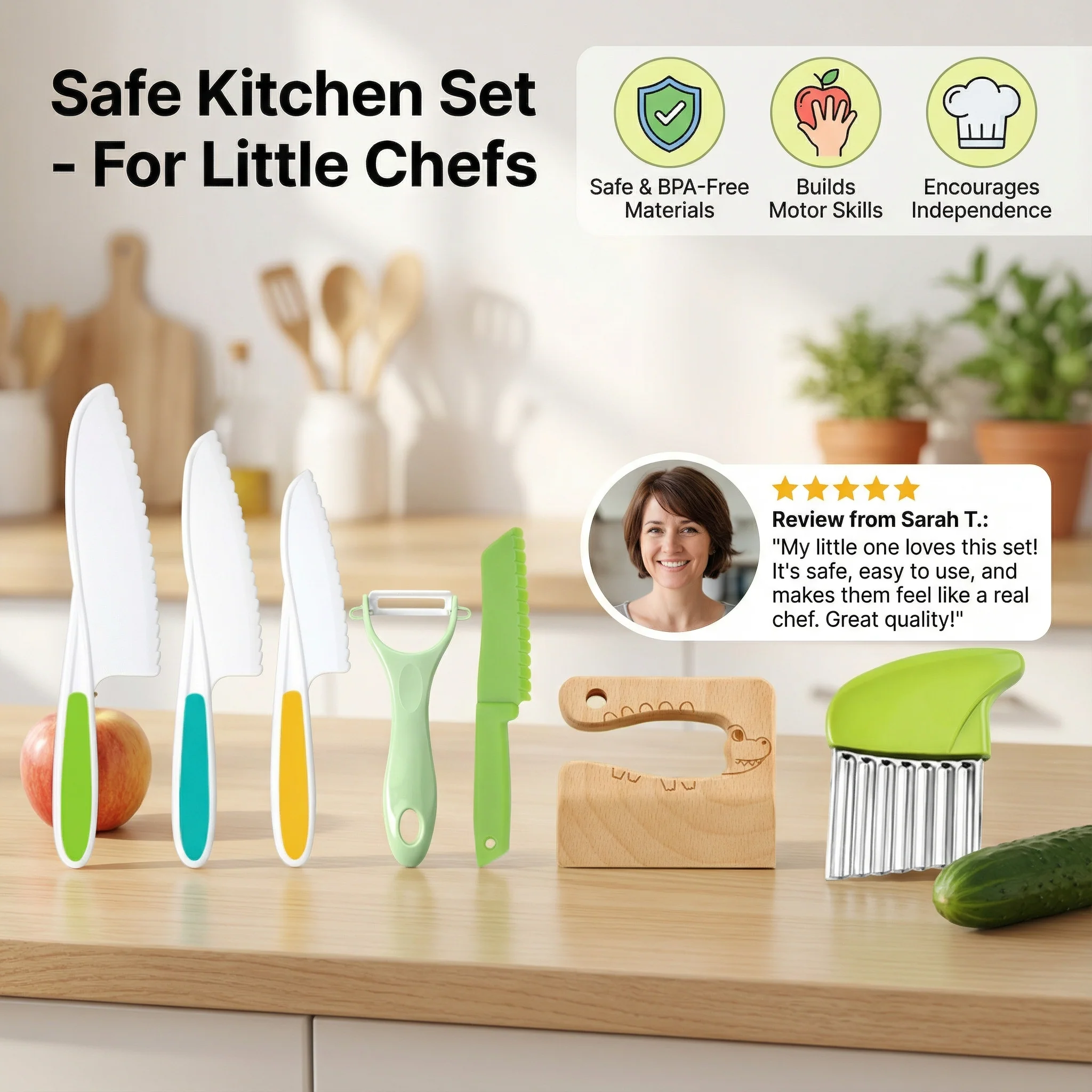 Safe Kitchen Set - For Little Chefs - Image 2