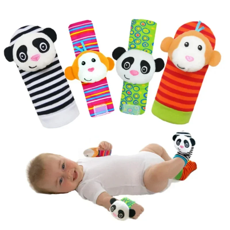 Sensory Baby Plush Socks and Wristband - Image 5