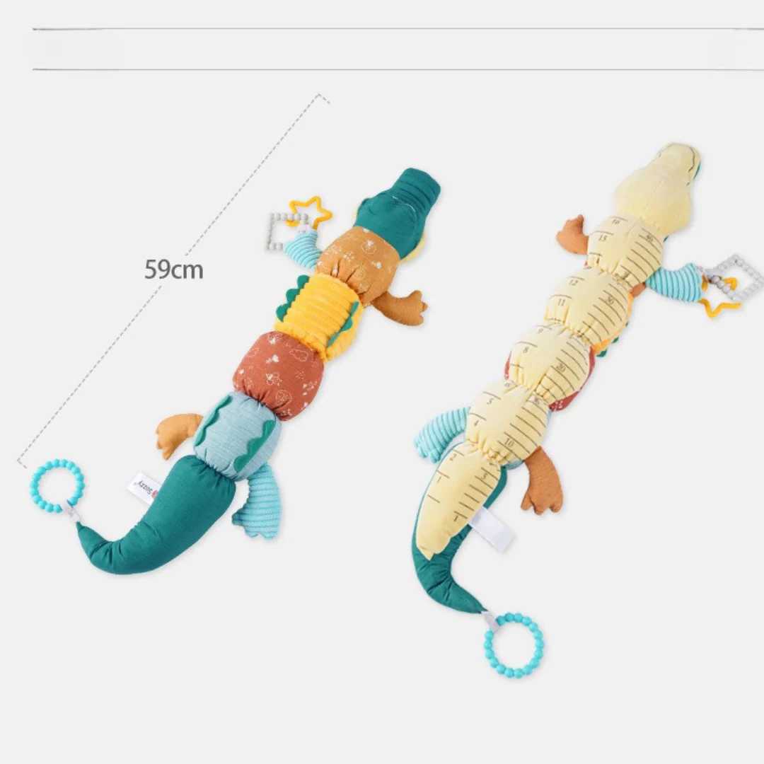 Sensory Plush Rattle and Music Crocodile - Image 5
