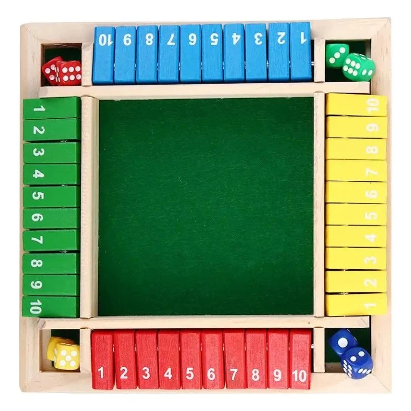 ShutTheBox Family Game 4 Player Set - Image 3
