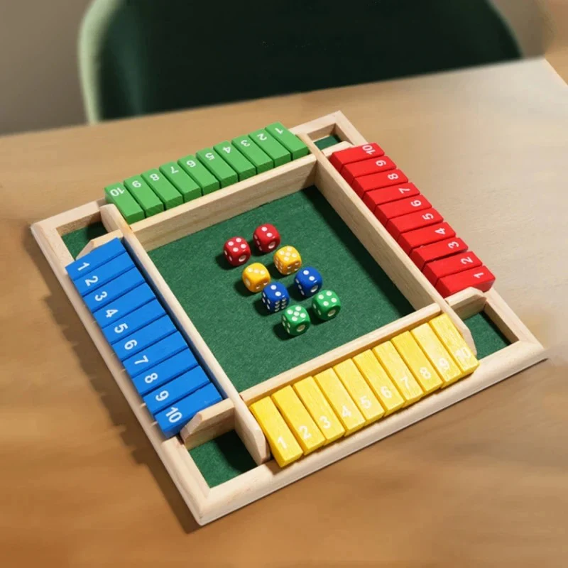 ShutTheBox Family Game 4 Player Set - Image 4
